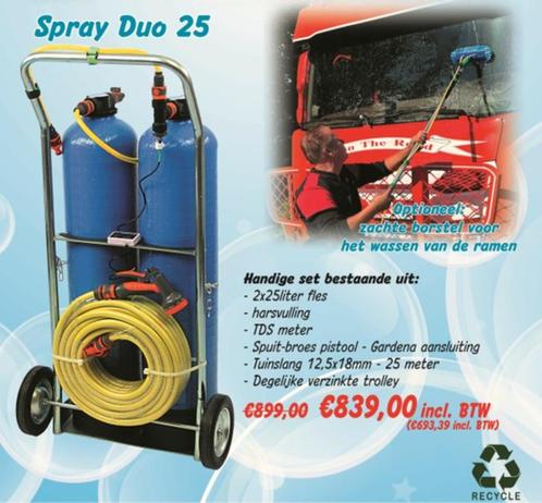 DemiClean – voertuigen afspoelen voor streeploos opdrogen!, Tuin en Terras, Hogedrukreinigers, Nieuw, Benzine, Ophalen