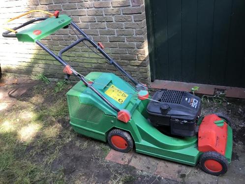 Brill Hattrick 40 BH grasmaaier / verticuteermachine ., Tuin en Terras, Grasmaaiers, Zo goed als nieuw, Benzine-grasmaaier, 40 t/m 49 cm