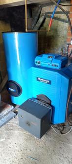 Buderus logano mazoutbrander / logalux boiler / diesel tank, Doe-het-zelf en Bouw, Chauffageketels en Boilers, Ophalen, Gebruikt