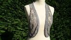 mooie bolero grijs in kant / haakwerk Nieuwstaat TU, Kleding | Dames, Ophalen of Verzenden, Zo goed als nieuw, Maat 36 (S), Grijs
