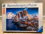 Ravensburger puzzel 3000 stukjes - Hamnoy Lofoten, Ophalen, Meer dan 1500 stukjes, Zo goed als nieuw, Legpuzzel
