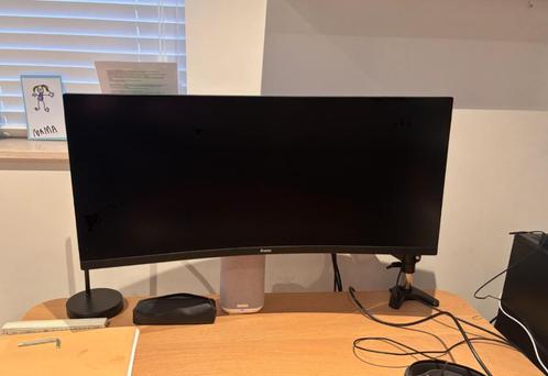 32" Widescreen Iiyama GB3467WQSU, 165Hz, 3440x1440, 0.4ms, Computers en Software, Monitoren, Zo goed als nieuw, 151 t/m 200 Hz
