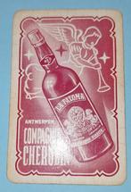 Speelkaart Antwerpen – Stokerij Cie.  Cherubin, paars_117, Verzamelen, Ophalen of Verzenden, Gebruikt, Speelkaart(en)