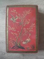 ancienne boîte en fer blanc (hérons) sans clé, Enlèvement ou Envoi, Utilisé, Autre, Autres marques