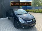 Opel Corsa 1.2-16V Edition 110 Clima Cruisecontrol Half Leer, Auto's, Gebruikt, Zwart, 4 cilinders, Zwart