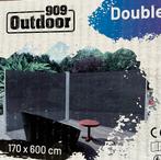 Windscherm zwart, Ophalen, Uittrekbaar, Nieuw