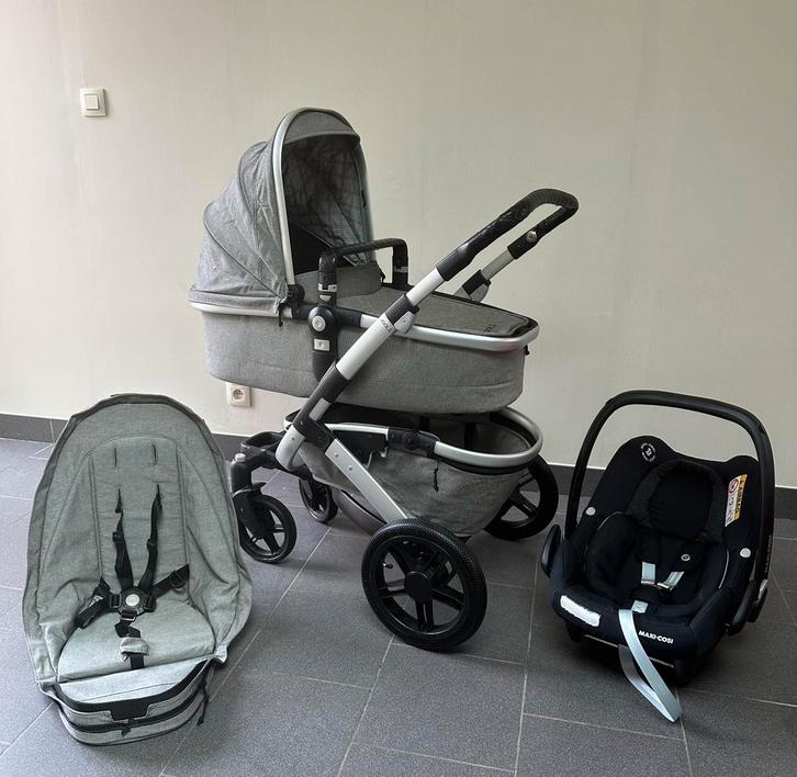Joolz Geo Graphite Grey 3 in 1 - COMPLEET, Enfants & Bébés, Buggys, Comme neuf, Maxi-Cosi, Enlèvement