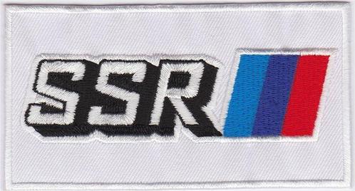 BMW SSR stoffen opstrijk patch embleem #4, Collections, Marques automobiles, Motos & Formules 1, Neuf, Envoi