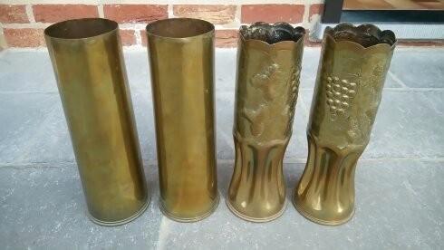 Douilles d'obus de 1916, Verzamelen, Militaria | Algemeen, Ophalen