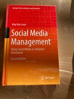Boek Social media management handelswetenschappen ugent, Ophalen of Verzenden, Zo goed als nieuw