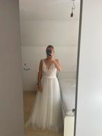 Bianco evento trouwkleed (top, rok, onderrok - poirier), Kleding | Dames, Trouwkleding en Trouwaccessoires, Ophalen, Zo goed als nieuw