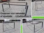 NIEUW onderstel 120x60x42 cm hoog - salontafel - bijzettafel, 50 tot 100 cm, Minder dan 50 cm, Nieuw, 100 tot 150 cm