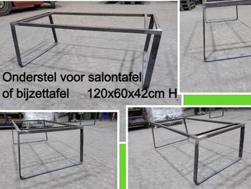NIEUW onderstel 120x60x42 cm hoog - salontafel - bijzettafel