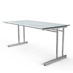Bureau Artline - glas 160x80cm - verstelbaar - NIEUW, Verzenden, Nieuw