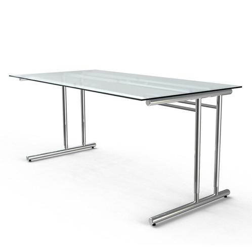 Bureau Artline - glas 160x80cm - verstelbaar - NIEUW, Huis en Inrichting, Overige Huis en Inrichting, Nieuw, Verzenden