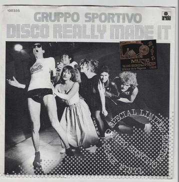 Gruppo Sportivo - Disco Really made it - I don't Know, Enlèvement ou Envoi, Single, Utilisé, 7 pouces