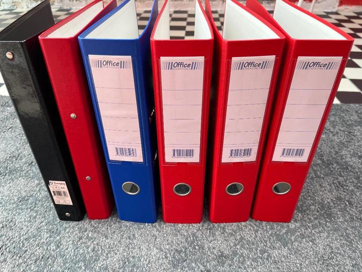6 nieuwe klasseurs/ordners, stevige kwaliteit, A4 formaat, Zakelijke goederen, Kantoor en Winkelinrichting | Kantoorartikelen