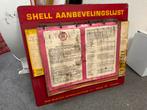 SHELL smeerkaarten 1967, Verzamelen, Merken en Reclamevoorwerpen, Ophalen of Verzenden, Gebruikt, Reclamebord