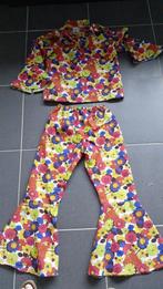 hippie verkleedkledij, Kinderen en Baby's, Carnavalskleding en Verkleedspullen, Ophalen of Verzenden, Zo goed als nieuw, 134 t/m 140