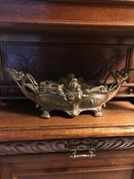 Plantenbak antiek, koper met inlegschaal, Enlèvement, Cuivre