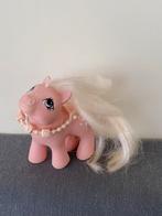 Vintage My Little Pony G1 Baby Cotton Candy 1984 met ketting, Enlèvement ou Envoi