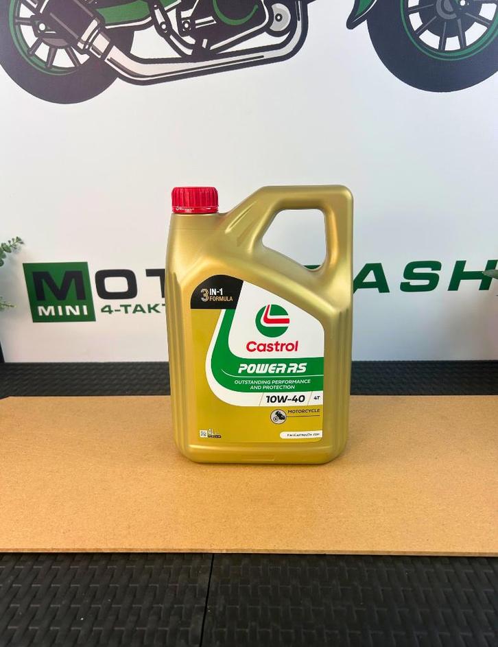 Castrol Power RS 4-takt 10W40 olie 4 liter bus, Motoren, Accessoires | Onderhoudsmiddelen, Ophalen of Verzenden