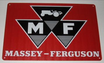 MASSEY - FERGUSON : Bord Logo Massey - Ferguson Tractor beschikbaar voor biedingen