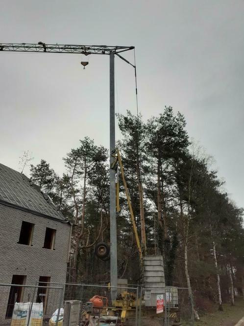 BOUWKRAAN Monophase te huur/te koop 220VOLT mono, 21meter, Doe-het-zelf en Bouw, Bouwliften, Gebruikt, Ophalen