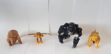 TRANSFORMATEURS : BEAST WARS 4x | Optimus Primal-Cheetor-Rhi