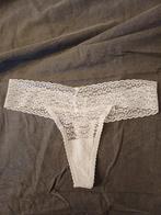 Wit doorzichtige string, Kleding | Dames, Ondergoed en Lingerie, Verzenden, Wit, String