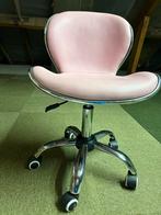 Roze bureau stoel, Huis en Inrichting, Ophalen, Gebruikt, Roze, Bureaustoel