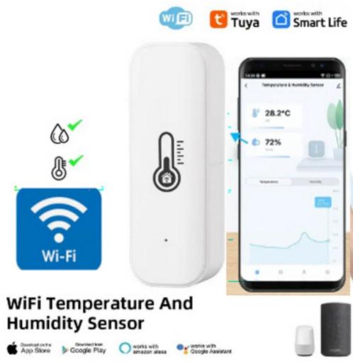 Thermomètre WiFi, hygromètre, température, application sans, Maison & Meubles, Accessoires pour la Maison | Thermomètres, Neuf