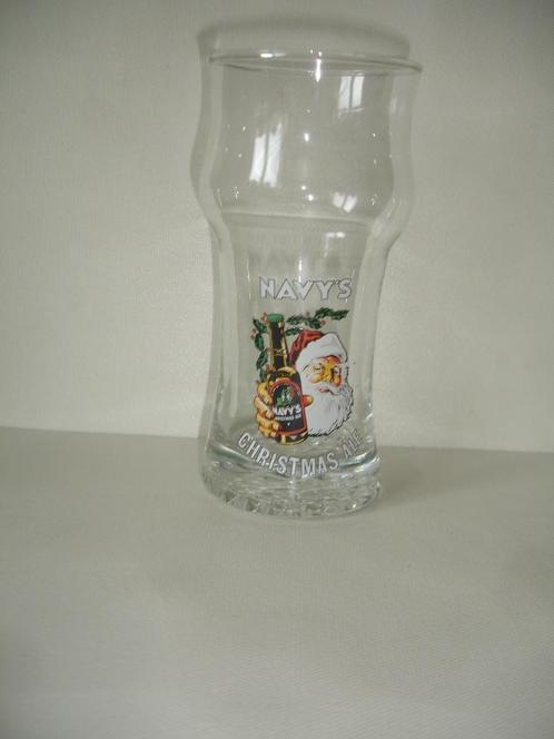Bierglas Navy's Christmas Ale, brij la Marine, Verzamelen, Biermerken, Zo goed als nieuw, Glas of Glazen, Overige merken, Ophalen of Verzenden