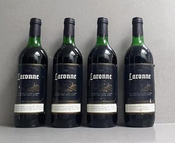 LARONNE: 4 bouteilles de vin rouge 1986