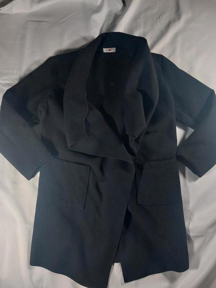 Veste noire de la marque Eros, Kleding | Dames, Jassen | Winter, Zo goed als nieuw, Maat 38/40 (M), Zwart, Ophalen of Verzenden