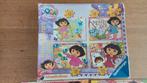 4x Dora puzzel, Kinderen en Baby's, Speelgoed | Kinderpuzzels, Ophalen, Gebruikt
