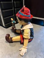 Oud vintage beeld Pinokkio met Japie Krekel, Verzamelen, Beelden en Beeldjes, Ophalen of Verzenden, Gebruikt