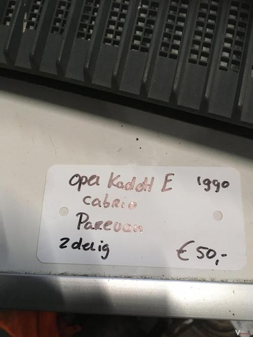 Opel Kadett E Cabrio 1990 GSI 2.0 8v Paravan 2 delig, Auto-onderdelen, Carrosserie, Gebruikt, Ophalen of Verzenden
