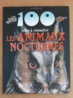 neuf livre les animaux nocturnes Piccolia, Non-fiction, Garçon ou Fille, Enlèvement ou Envoi, Neuf