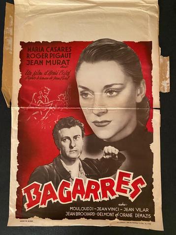 Filmaffiche BAGARES Maria Casares 1949 beschikbaar voor biedingen