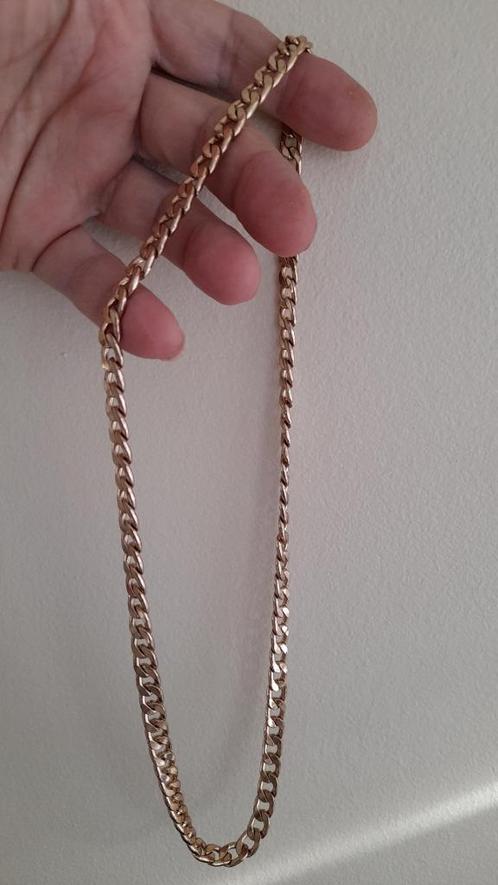 Chique een ketting om de nek en een armband om de hand, Handtassen en Accessoires, Kettingen, Nieuw, Overige materialen, Goud
