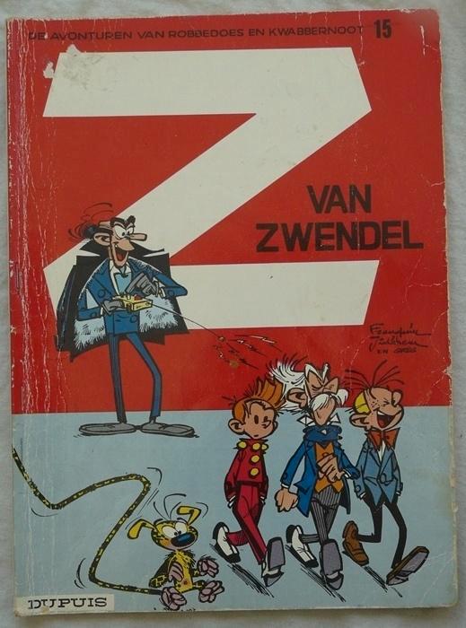 Avonturen v. Robbedoes&Kwabbernoot, Z v. Zwendel, Nr15, 1977, Livres, BD, Utilisé, Une BD, Enlèvement ou Envoi