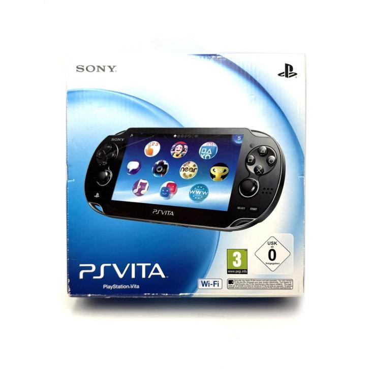PlayStation PS Vita Wi-Fi kristalzwarte OLED-console, Games en Spelcomputers, Spelcomputers | Sony PlayStation Vita, Gebruikt
