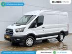 Ford E-Transit 68kWh 317km WLTP 135kWh Snelladen L2H2 Climat, Gebruikt, Wit, 184 pk, 317 km
