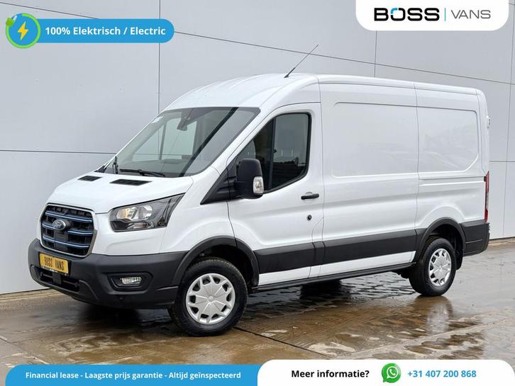Ford E-Transit 68kWh 317km WLTP 135kWh Snelladen L2H2 Climat, Autos, Camionnettes & Utilitaires, Entreprise, Achat, ABS, Caméra de recul
