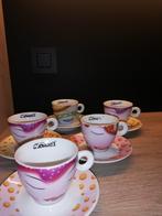 5 koffietassen met schoteltje, Ophalen of Verzenden, Zo goed als nieuw, Porselein, Kop(pen) en/of Schotel(s)