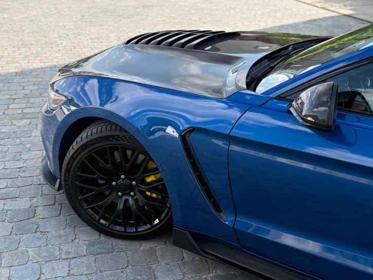 Ford Mustang 2.3 Ecoboost, Auto's, Ford, Particulier, Mustang, Benzine, Euro 6, Coupé, 3 deurs, Handgeschakeld, Blauw, Zwart, Leder