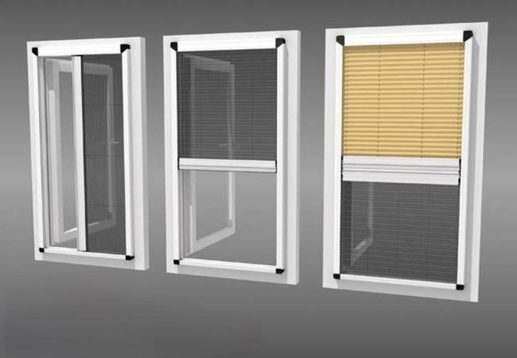 Plaatsen van plisse hor deuren en ramen, Doe-het-zelf en Bouw, Deuren en Vliegenramen, Nieuw, Hordeur, Ophalen of Verzenden