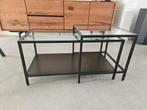 Salontafel, Huis en Inrichting, Ophalen, Zo goed als nieuw, Rechthoekig, Glas