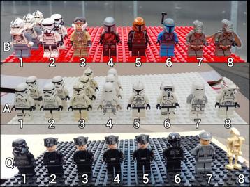 Star Wars Lego minifiguren beschikbaar voor biedingen